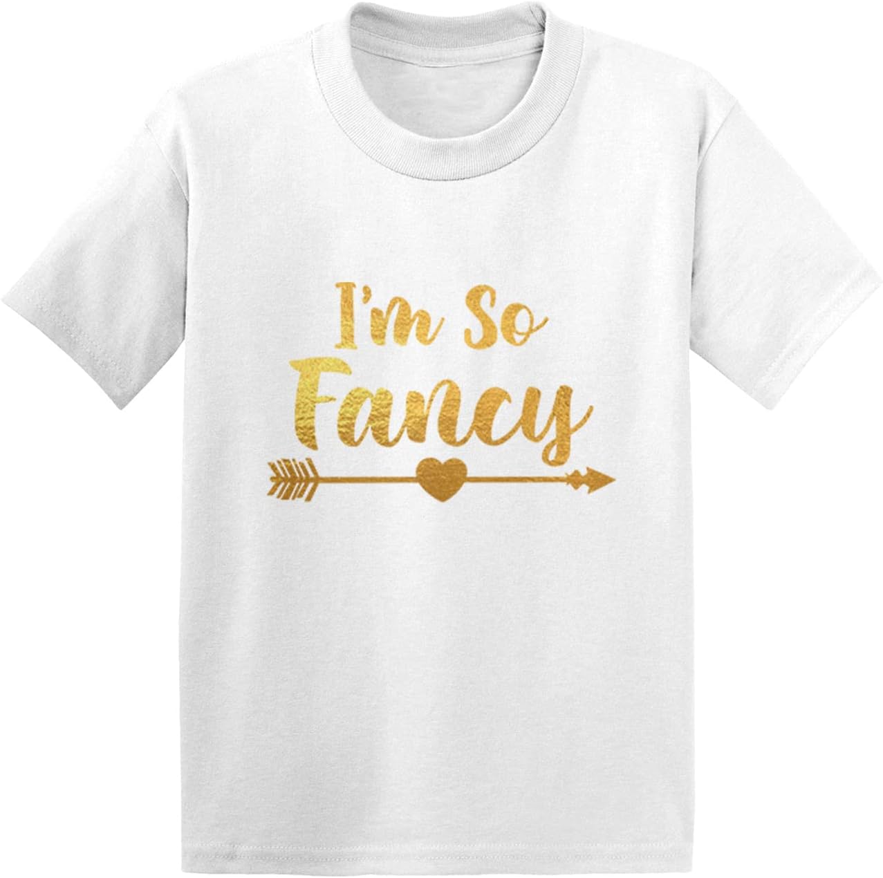 Tcombo I'm So Fancy Gold Foil - Baby Birth Infant/Toddler Cotton Jersey T-Shirt