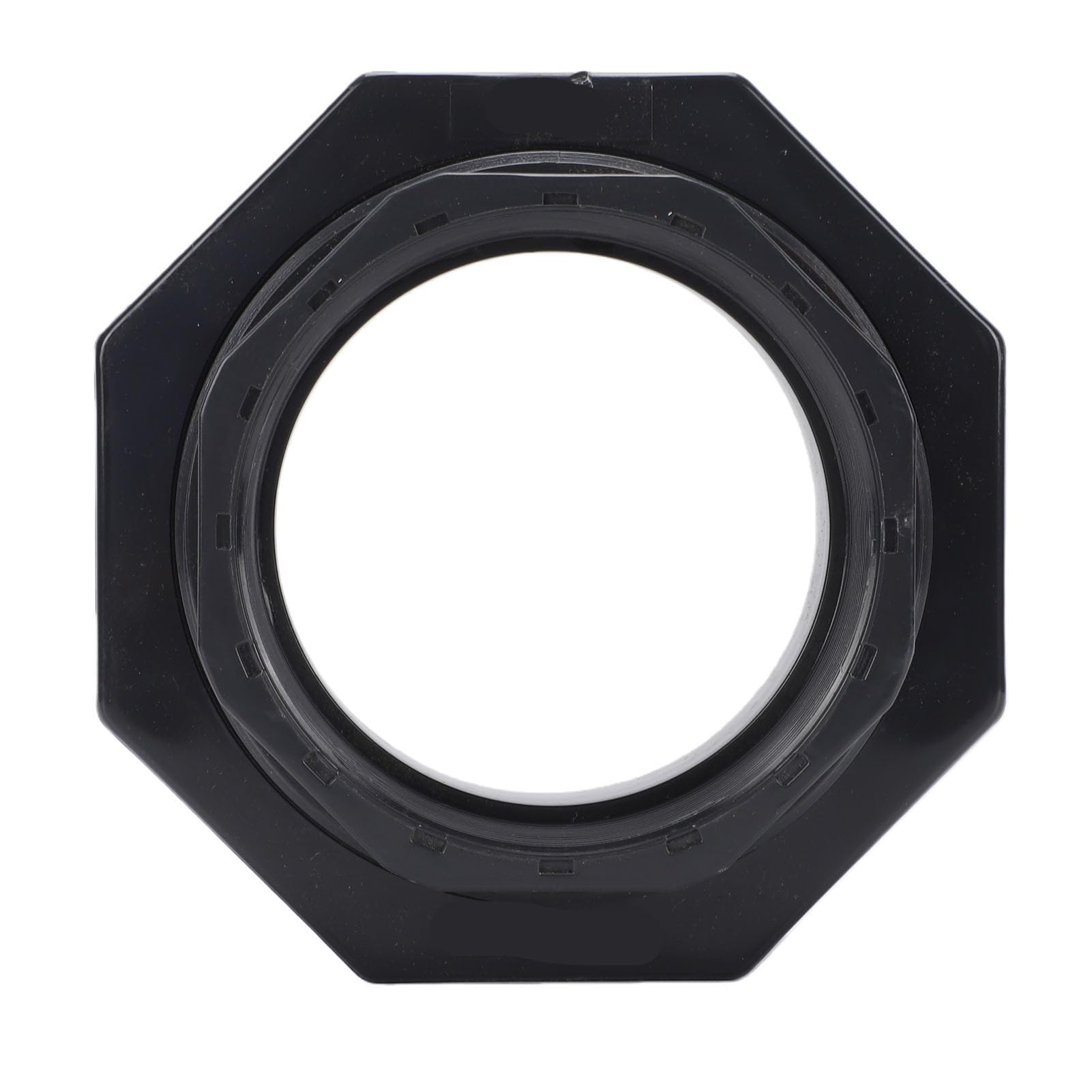 FTVOGUE Raccord de Cloison de 3 Pouces, Connecteur de Réservoir D'eau en | PVC Haute Résistance, Joint EPDM Inclus, Compatible avec Seau de Pluie, Aquarium, Piscine, Réservoir Industriel