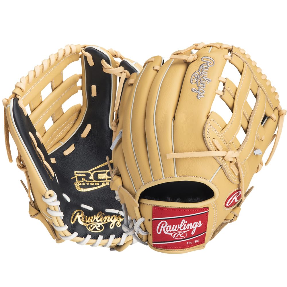 RawlingsSporting Goods Rawlings RCS Exclusive Edition 208 12.5" Baseball Glove Pro-H Camel/Black 12.5 Right Hand