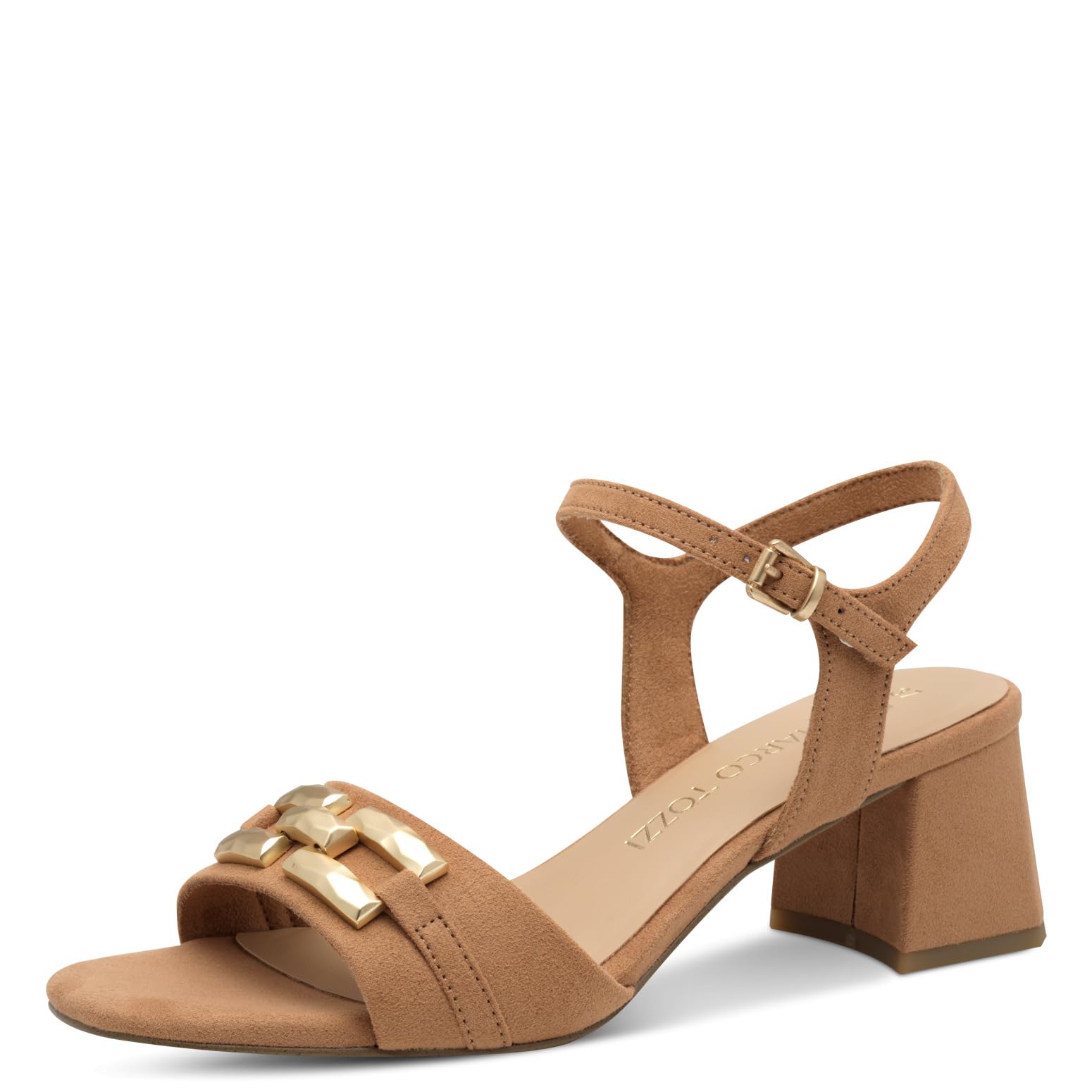 MARCO TOZZI Women's 2-28381-44 Heeled Sandals, Beige, 8 UK