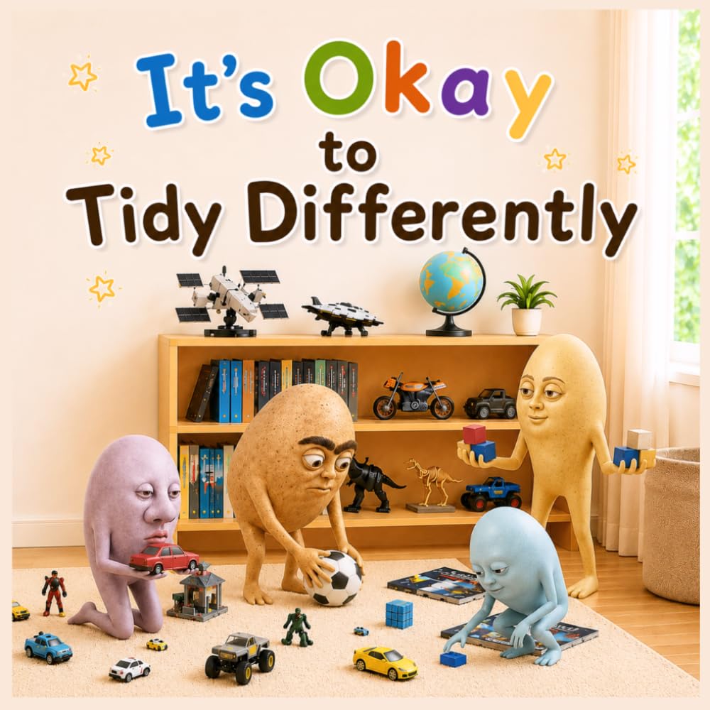 It's Okay to Tidy Differently: For Elementary Schoolers and Preschoolers Alike! A Picture Book About Tidying Up That Helps Children Develop Their Thinking Skills