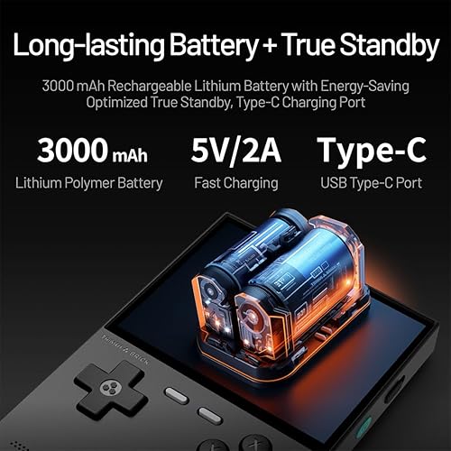 Miniatura 3 de TRIMUI - Consola de juegos portátil de ladrillo con LITNXT CrossMixOS, consola de juegos retro IPS de 3.2 pulgadas, reproductor de videojuegos retro