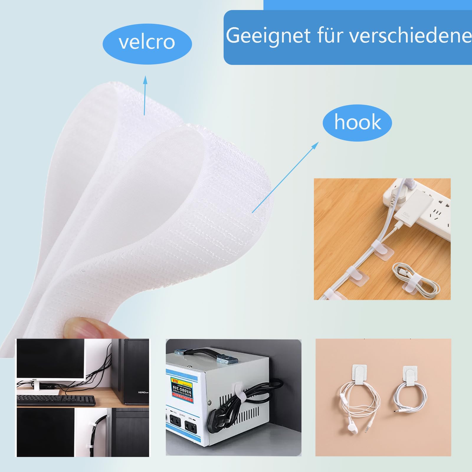 Ganci Adesivi Per Rete Gatti - Fissaggio Sicuro Senza Fori Per Balconi E Finestre (60 Pz) - Foto 3