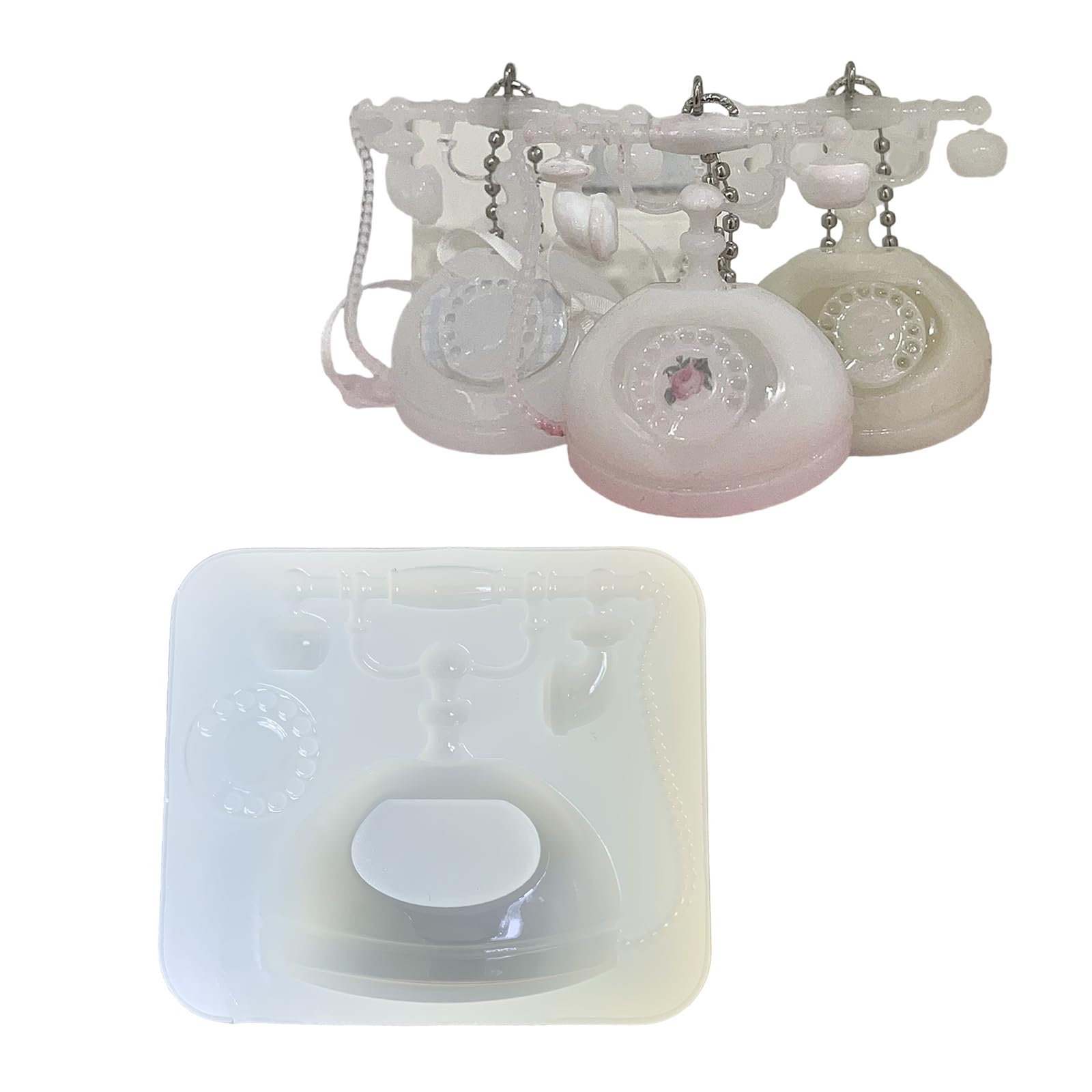 NIHENHAO Beautiful Handmade Item Crafting Mold Flexible Alternative Resin Mold Practical Mold for Art and Craft Projects