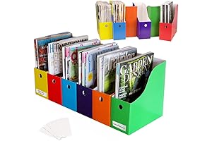 Evelots Magazine File Holder Organizer Box For Classrooms