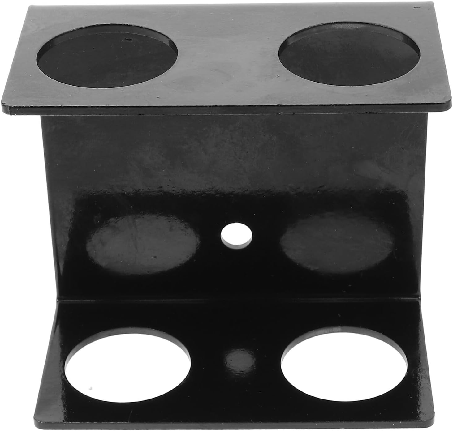 Wall-mounted Barbell Rack and Weight Plate Storage Stand, Double Hook Heavy-duty Gym Organizer for Home Fitness, Space-saving Steel Bar Rack for Strength Training Equipment