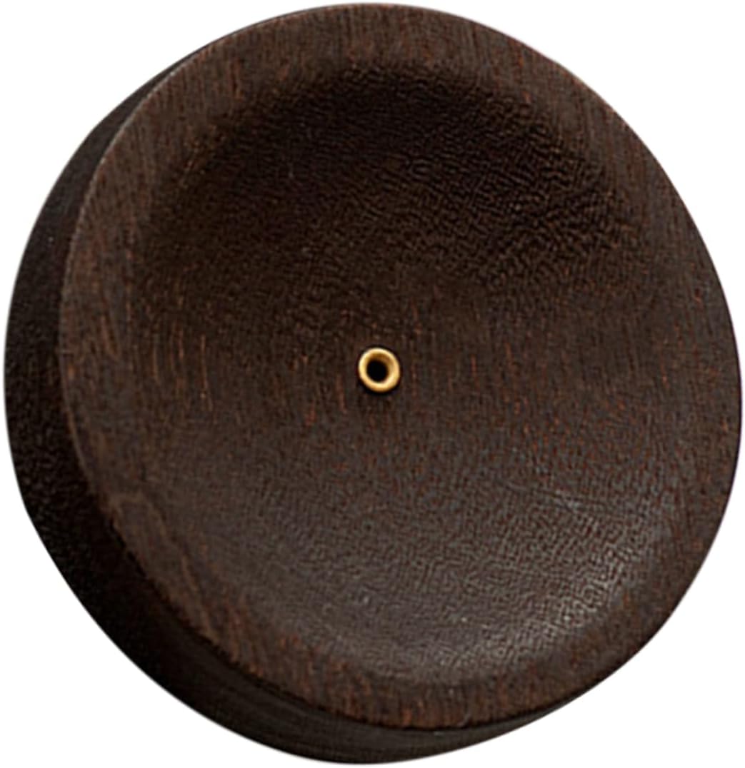 Alipis 5pcs Round Wooden Incense Holder for Sticks Retro Burner for Home Decor Stylish Desktop Accessory Eye-catching Design for Office Bedroom Easy to Clean and Maintain