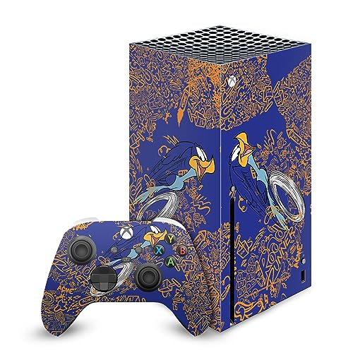 Skin Xbox Series X Looney Tunes autocollant vinyle de jeu avec sticker manette