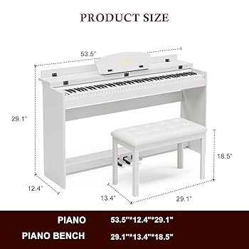 Amazon.com: UMOMO U-710 88 Key Digital Piano Keyboard with