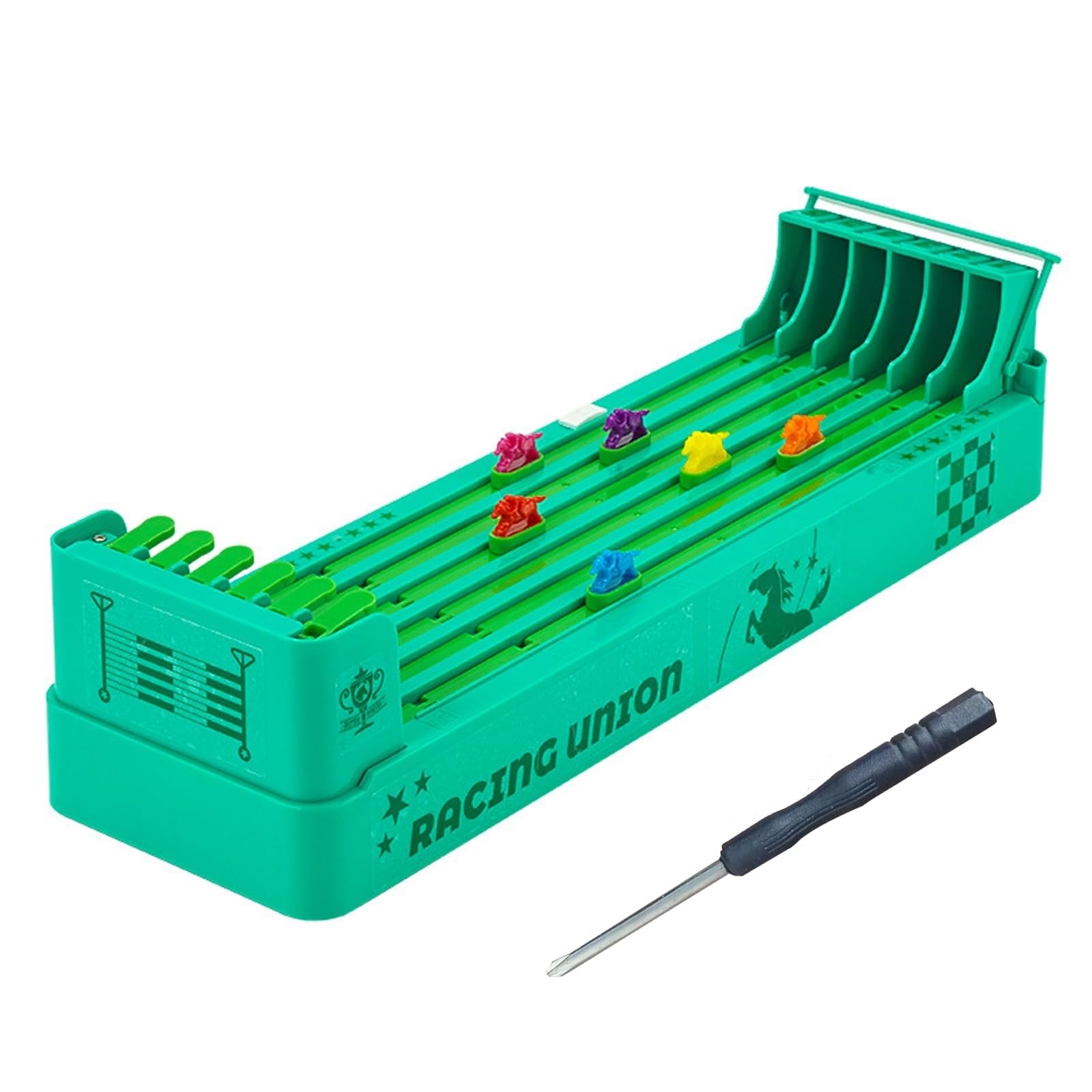 Derby Horse Racing Board Game - Derby Dash Horse Race Game Electronic Mini Portable Tabletop Family Party Entertainment