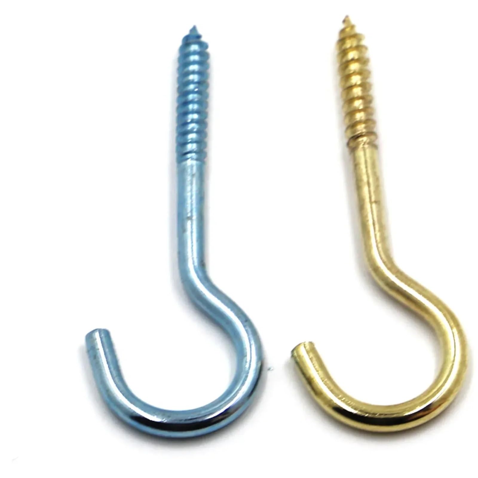 Metalowe haczyki sufitowe, Haczyki samogwintujące ze stali ocynkowanej Multicolor 1#-14# 100 szt(Blue,14#)