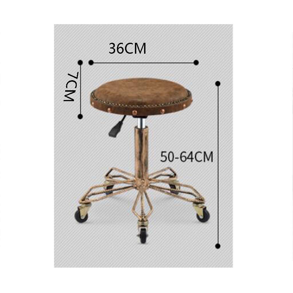 Chaise de bar réglable en hauteur MU tabouret haut rétro