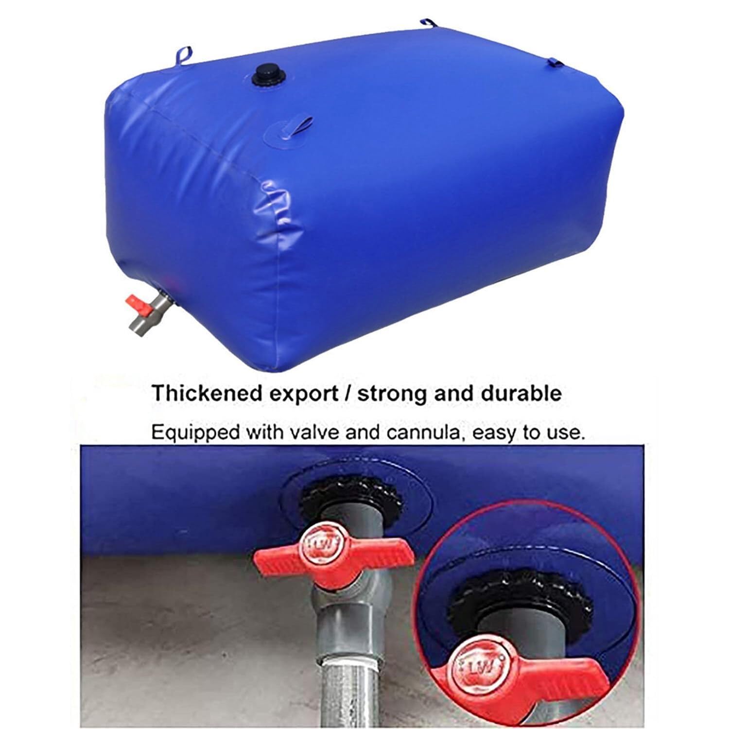 Serbatoio acqua flessibile Serbatoio flessibile for acqua Ba ispessito pieghevole montato su veicolo utilizzato for antincendio/edilizia/traffico giardino esterno portatile Pre-loading bag for bridges