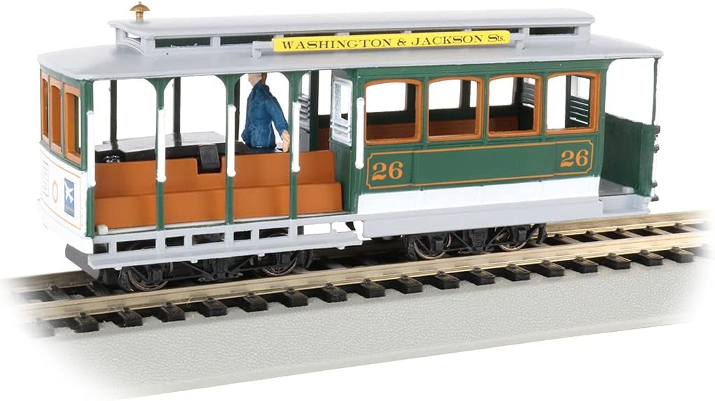 Cable Car with Grip Man - Christmas - HO Scale