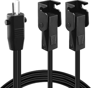5 Feet Splitter Lead Y Power Cord for Lift Chair or Power Recliner, Replacement Power Supply Cable, 2 Motors to 1 Power Supply for Okin Limoss Lazboy Pride Catnapper