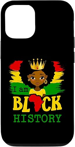 iPhone 15 I am Black History Girls Black History African American Case