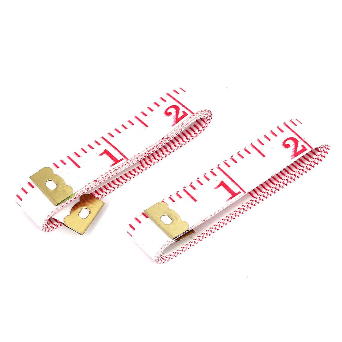 Aexit 2pcs Metal Tools & Home Improvement Dual Ends Red Clothing Rulers 150cm for Tape Measures Dressmaker Tailor