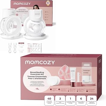 Momcozy S12 Pro Quick Breast Pump+Postpartum Essentials Kit