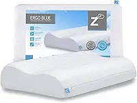 Travesseiro Nasa D50 Z Pass Sleep Ergo Blue Ortopédico Cervical com tratamento natural Anti-bac