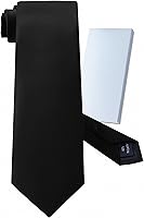 Mystery Senses Men's Jacquard Necktie 58" x 3.15" - Wrinkle-Resistant Polyester Tie for Weddings, Business, Gifts with Box