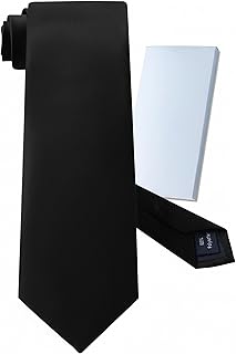 Mens Jacquard Necktie, 58" (148cm)*3.15" (8cm), Tie for Business, Wedding, Comes with elegant gift box