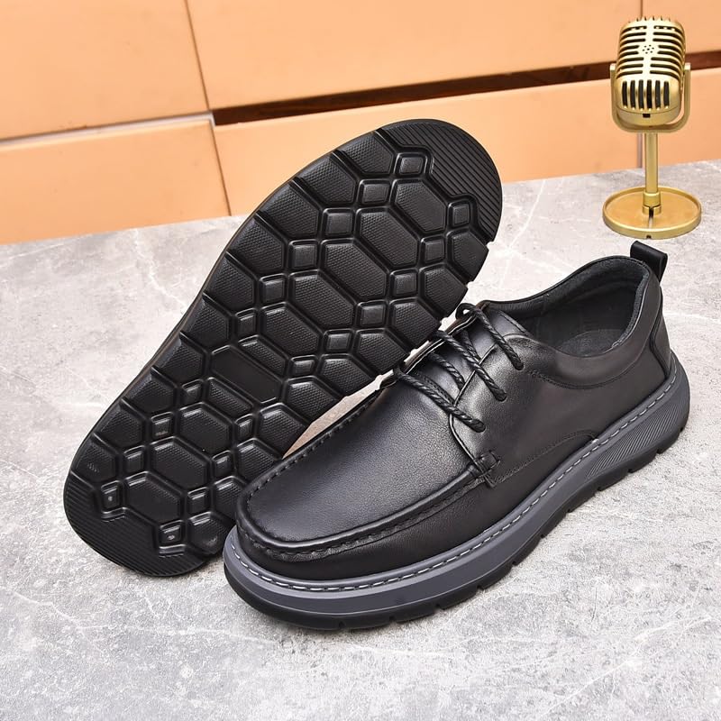 Men's Dress Shoes Genuine Leather Business Brogue Handmade Formal Oxfords Shoe for Men Casual Work Office Business3