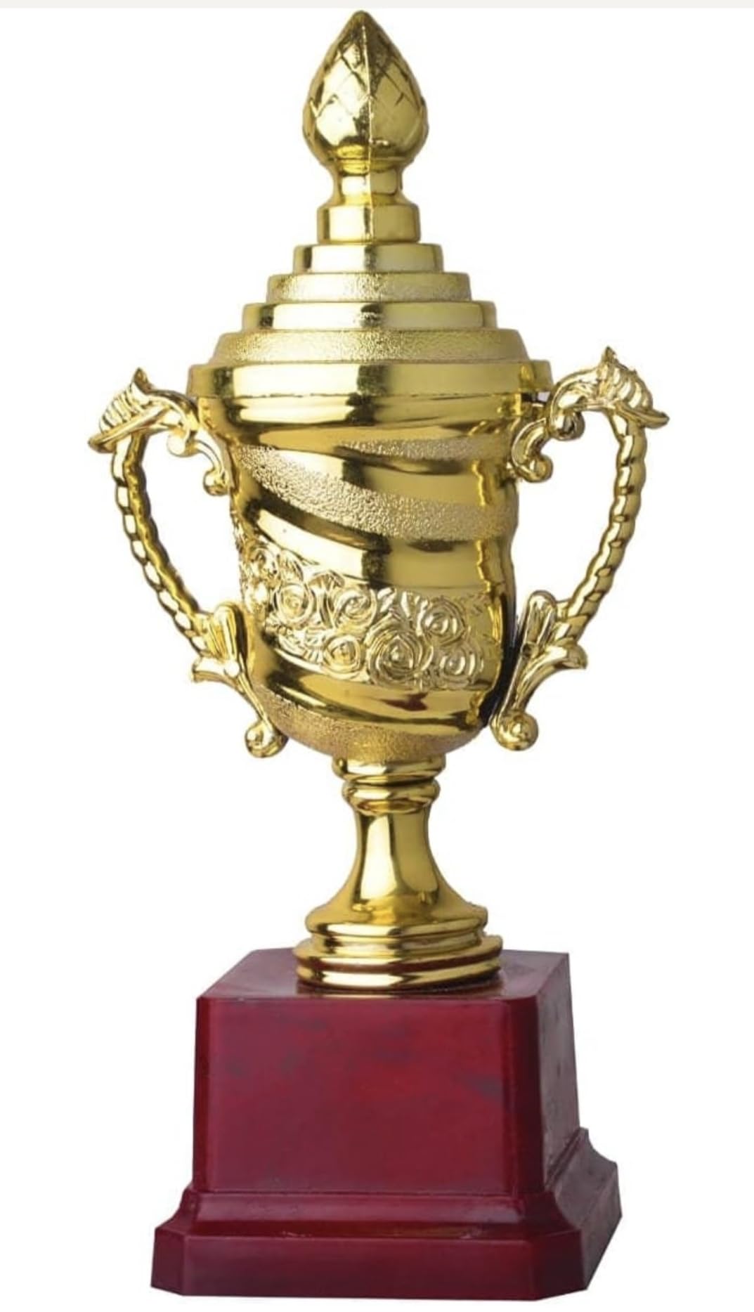 Golden Trophy Cup 22 Cm Award for Students College Institute Events etc-image-4