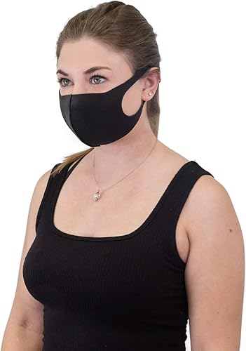 Miniatura 2 de Mundi Take Cover - Tres máscaras faciales de espuma, lavables y reutilizables, color negro, talla única, Negro -