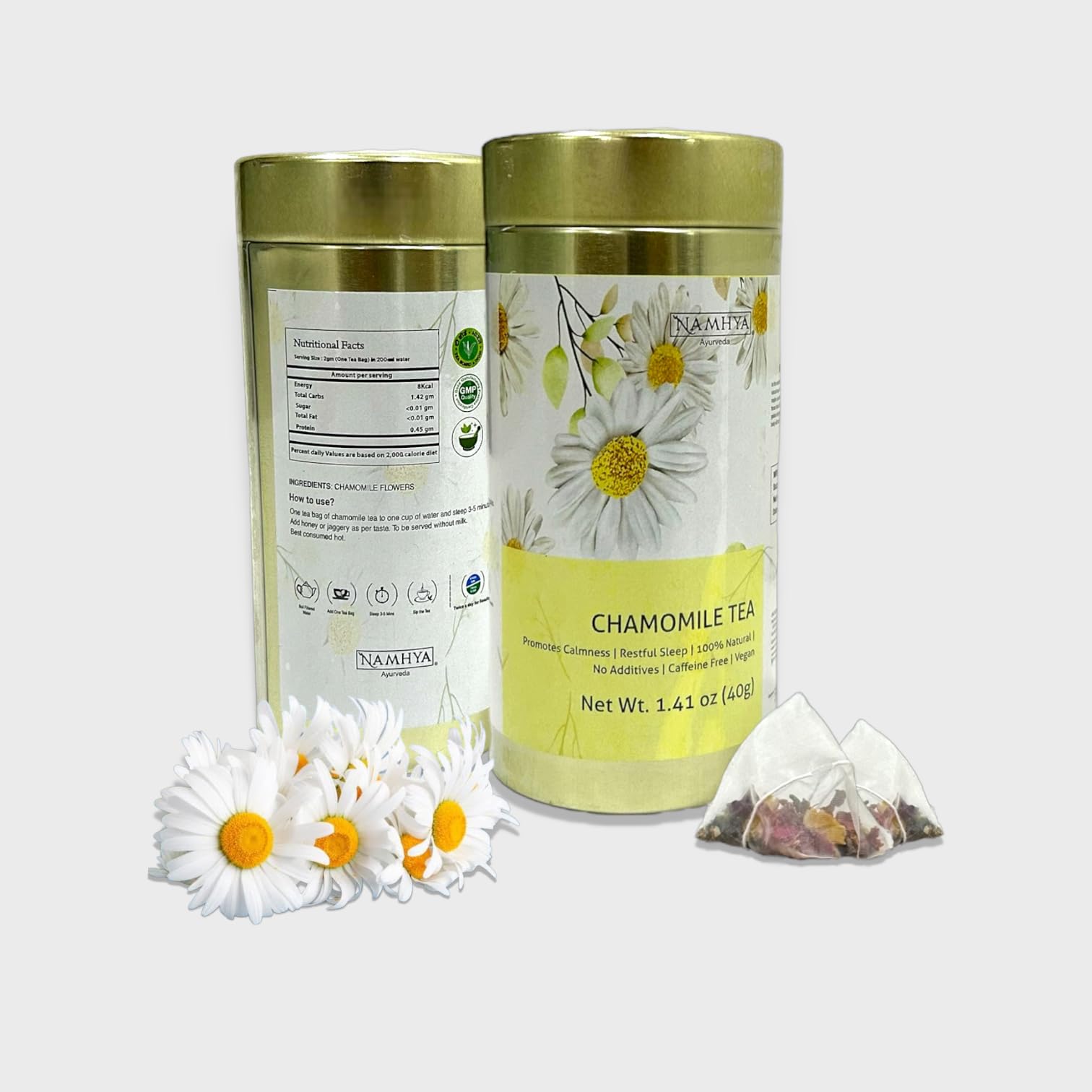 See full amazon price history chart for Namhya Chamomile Tea | 100% Pure | Promotes Calm | Sleepy Tea | 20 Tea Bags Namhya Chamomile Tea | 100% Pure | Promotes Calm | Sleepy Tea | 20 Tea Bags (B0CLKQ1SM7) Amazon Price History, Amazon Price Tracker