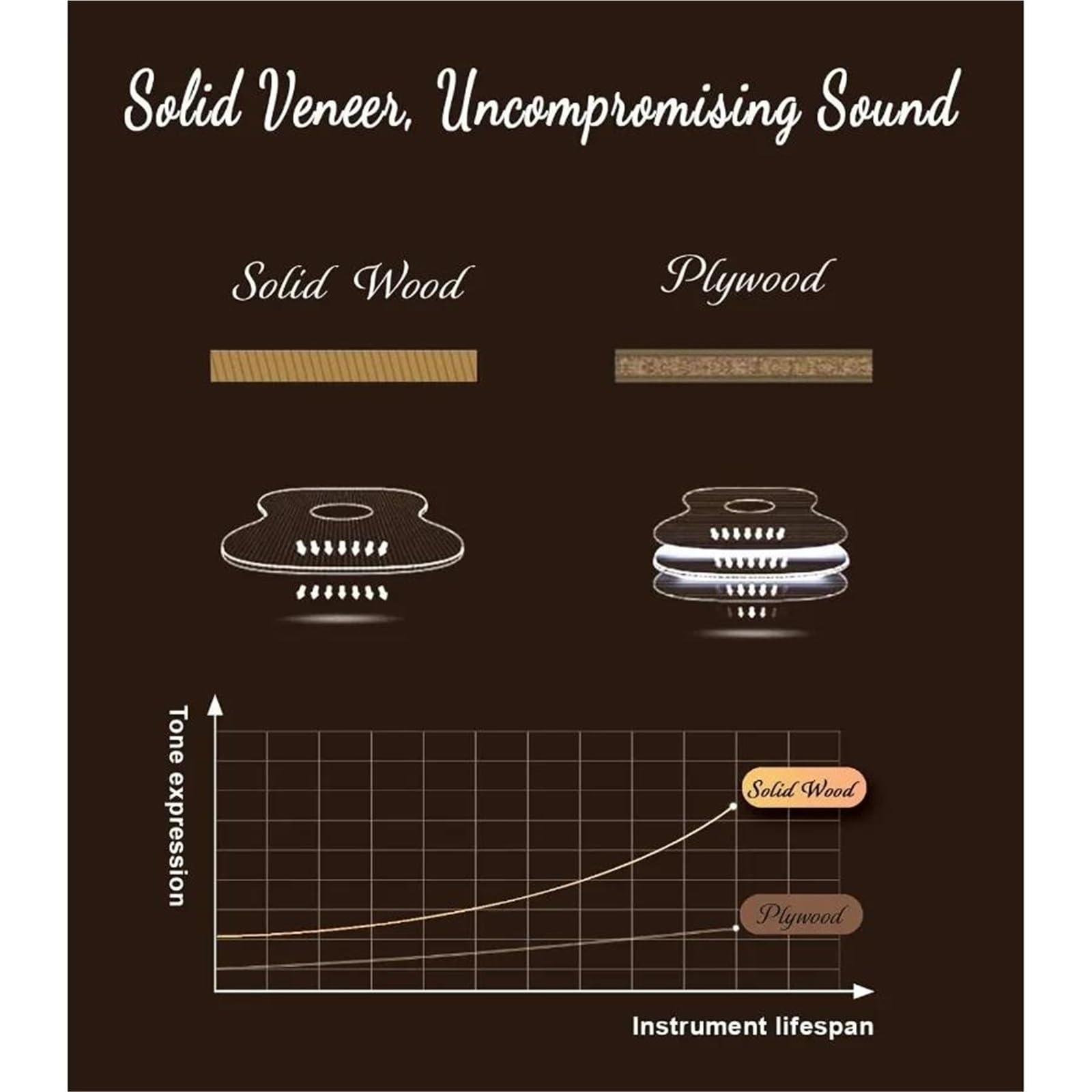 Ukulele Ukulele Da 23 Pollici Per Adulti Principianti Con Custodia Morbida Accordatore Digitale Sostituzione Di Corde E Plettri Facile Suonare