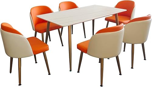 Miniatura 4 de Rock Slab Dining Table White Marble Table Household Living Room Square Dining Table Modern Italian Minimalist Apartment Light Luxury Dining Table