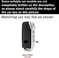 Vista 2 de ontto - Carcasa portallaves de automóvil inteligente, de metal, para prevenir arañazos, apta para Kia