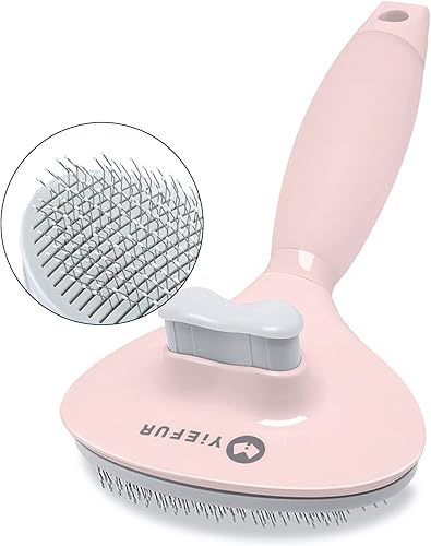 Miniatura 8 de Cepillo de pelo de gato, cepillo de gato para desprendimiento, cepillos de silicona suave autolimpiantes para gatos de pelo corto y largo para aseo