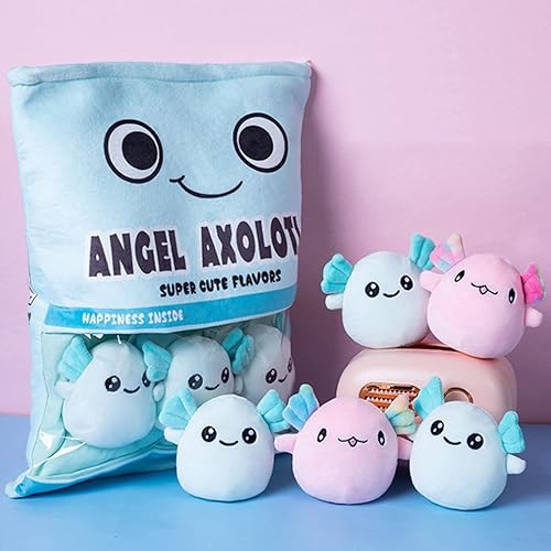 Miniatura 10 de Nenalayo Muñeco de peluche, una bolsa de peluche de murciélago de la suerte, almohada de peluche suave para regalo de cumpleaños, cojín de juguete