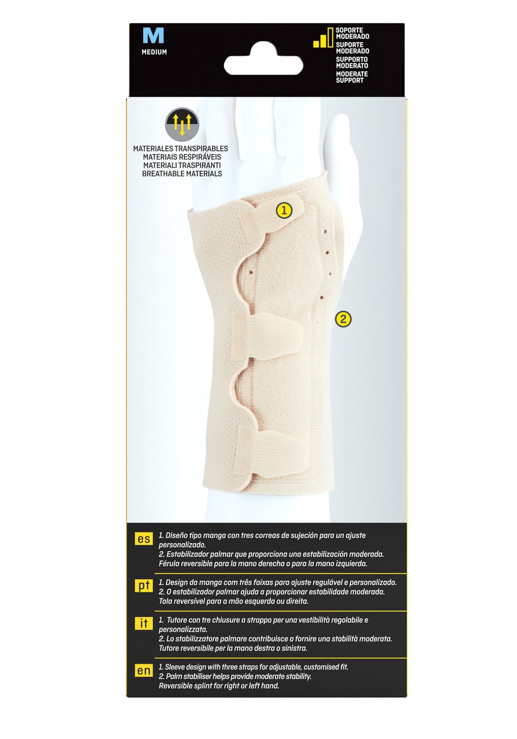 FUTURO Tutore reversibile per polso 47854, M (15.9 - 19.0 cm)