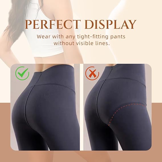 ETAOLINE Thongs for Women Seamless Panties No Show Underwear 6 Packs Multicolor