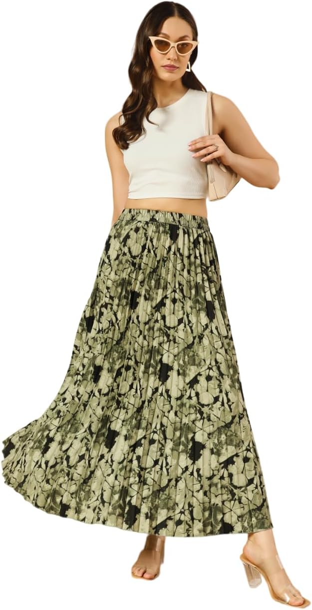 KZULLYCrepe Western Women's Skirts