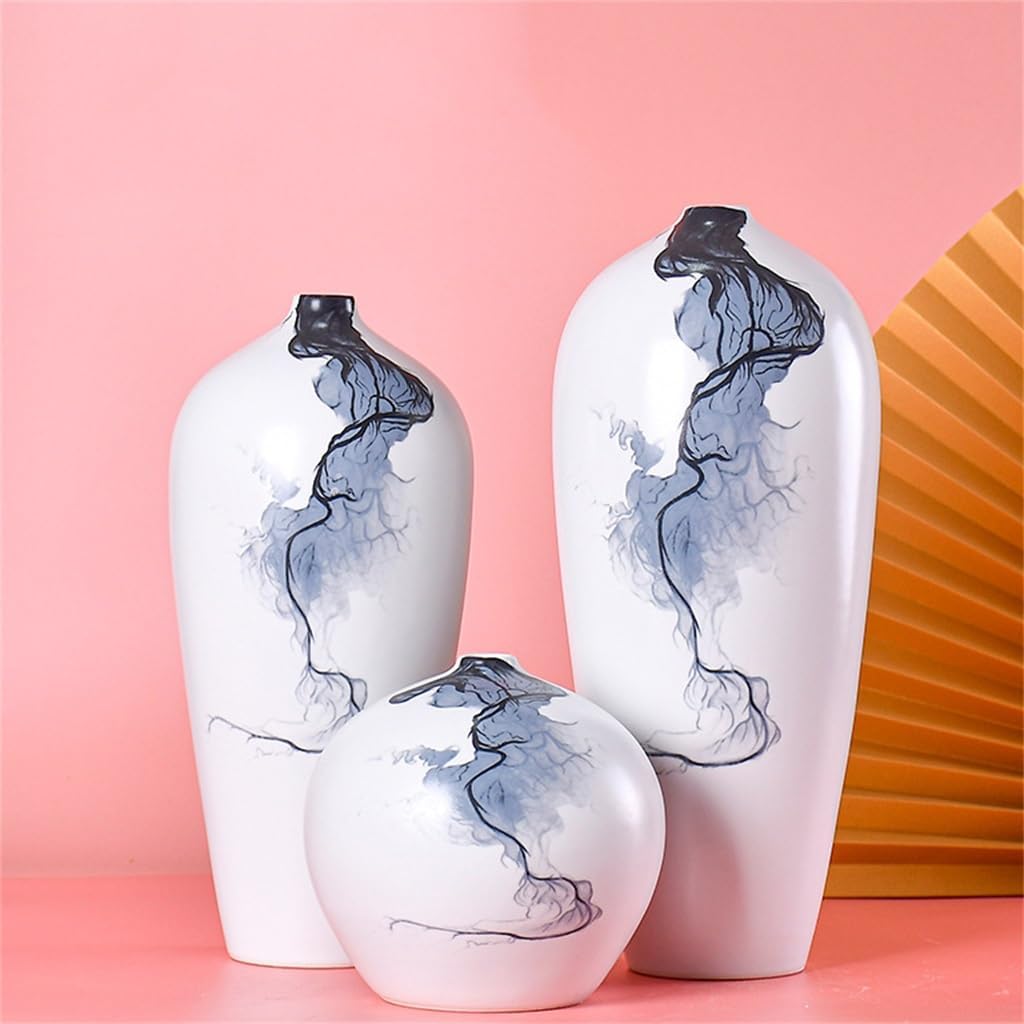 Ceramic Vase Living Room Study Bocage Wine Cooler Chinese Crafts Home Ornament Decorations