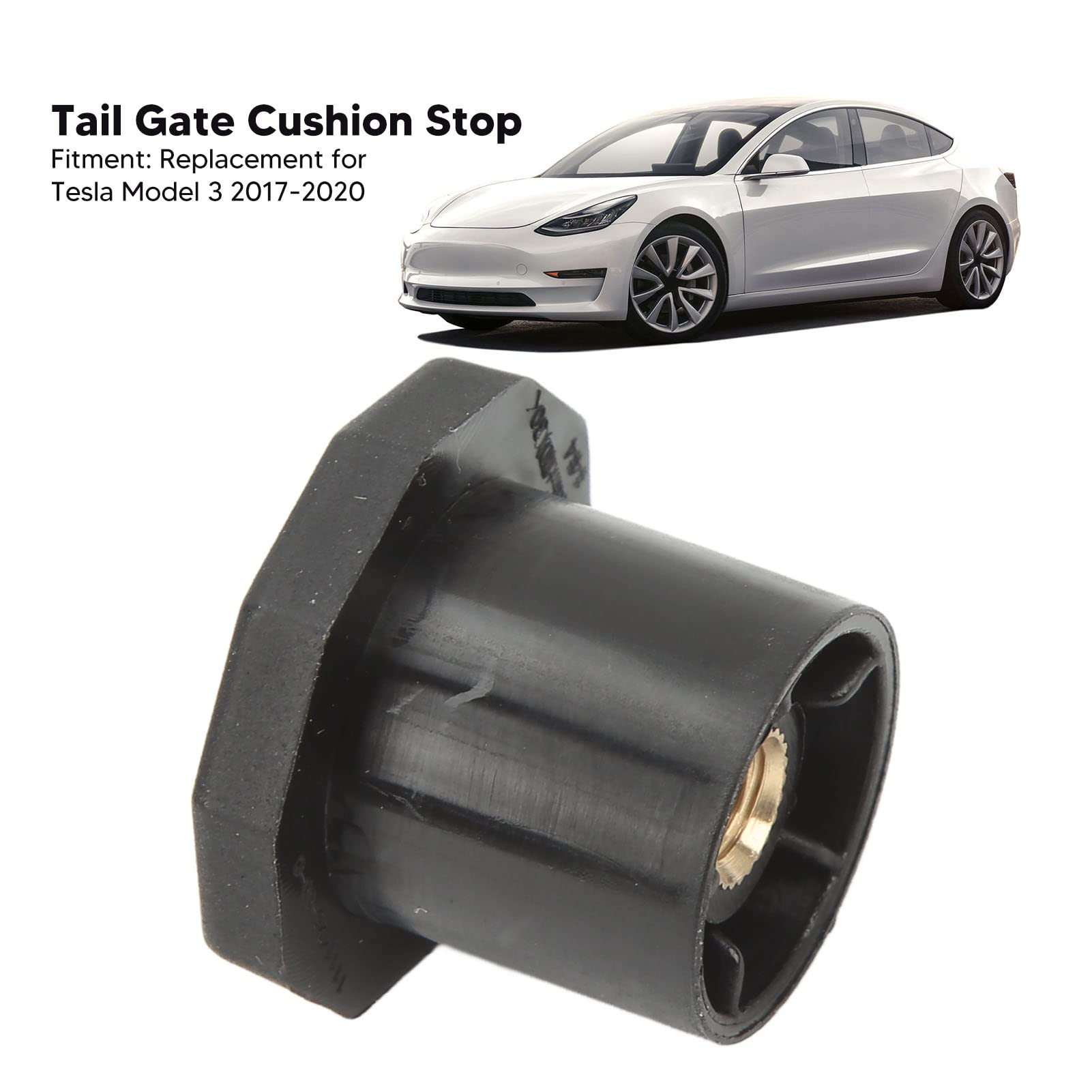 2PCS Car Tailgate Cushion Stop 1111425-00-C Compatible with Tesla Model