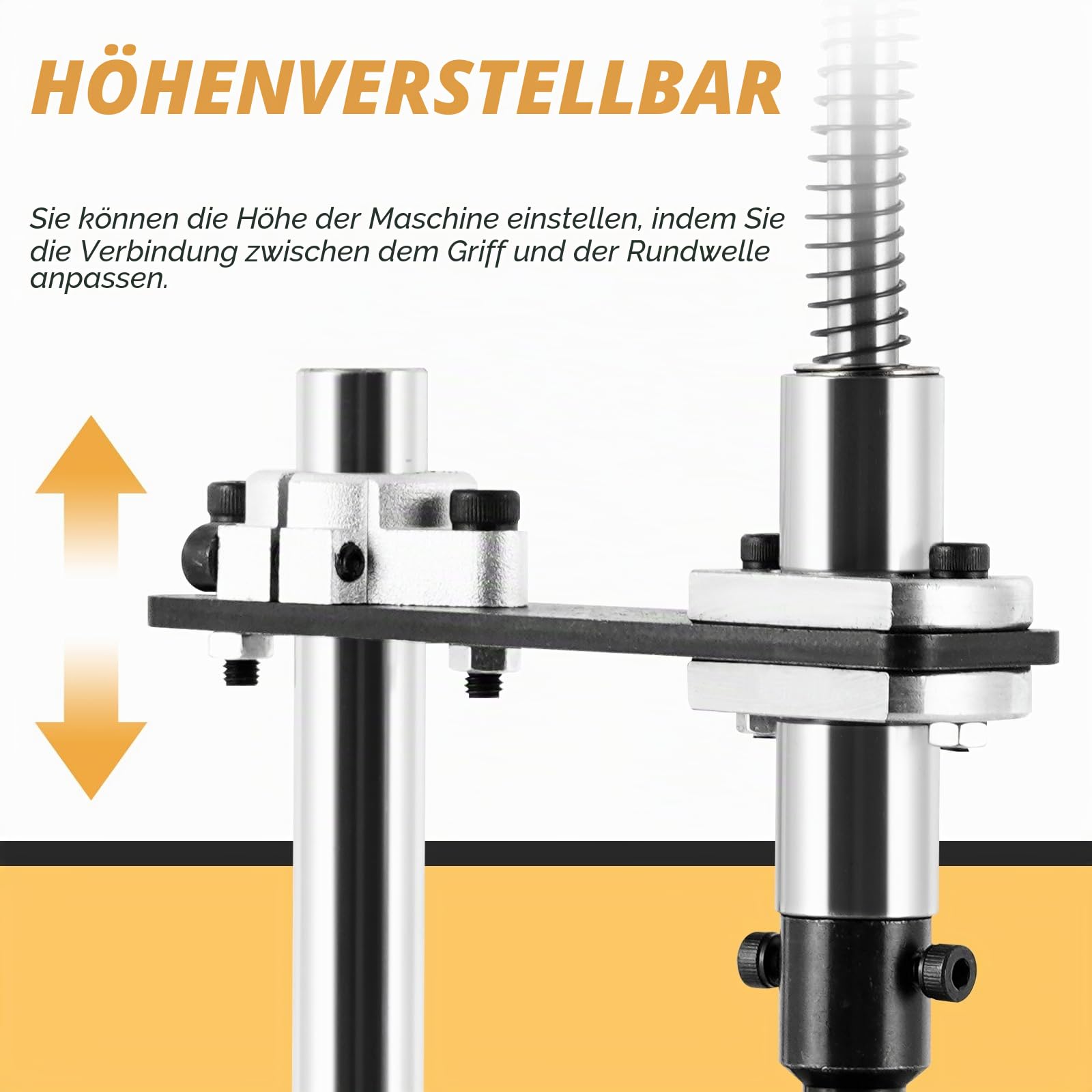 M3-M10 Manuelle Gewindeschneidmaschine mit Schraubstock und 6 Gewindebohrern