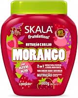 Skala Frutástica Morango Creme para Pentear 2 em 1 com Óleo de Oliva, Nutrição e Brilho, Vegano, 1000g