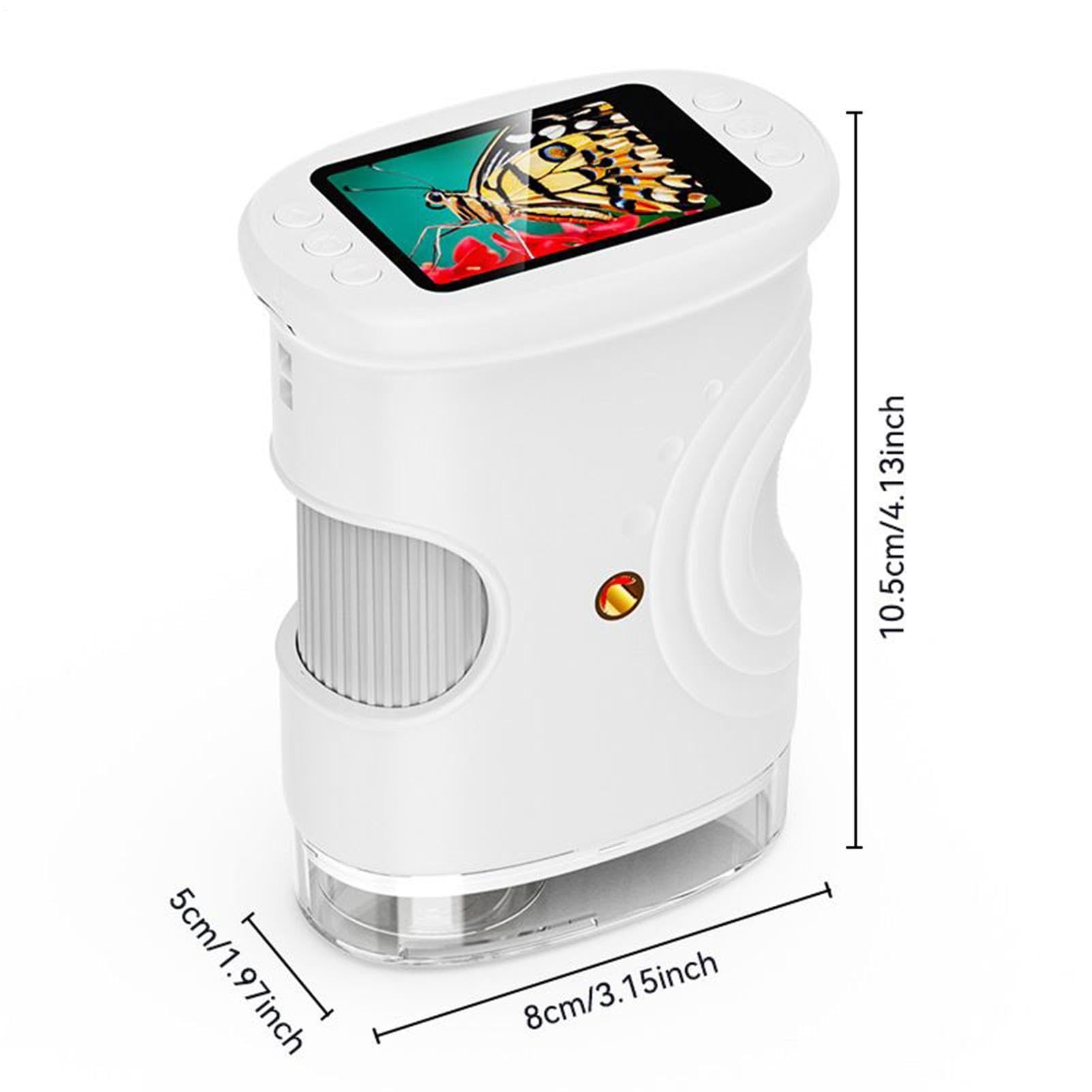 Microscopio Digitale per Bambini 1000X Giocattoli Educativi Ricaricabili | Microscopio Digitale con Schermo 5 cm per Casa Scuola Natura Ragazzi Ragazze