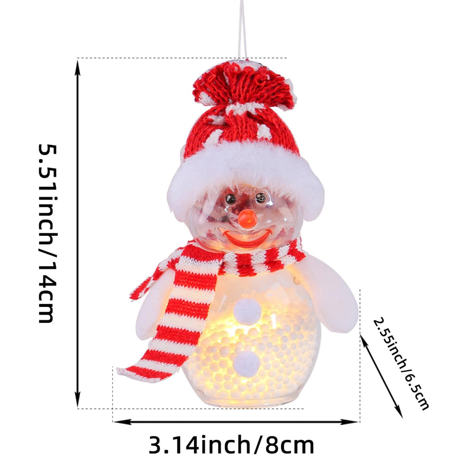 Amazon.co.jp: ライトアップクリスマス室内装飾、ライトアップ雪だるま