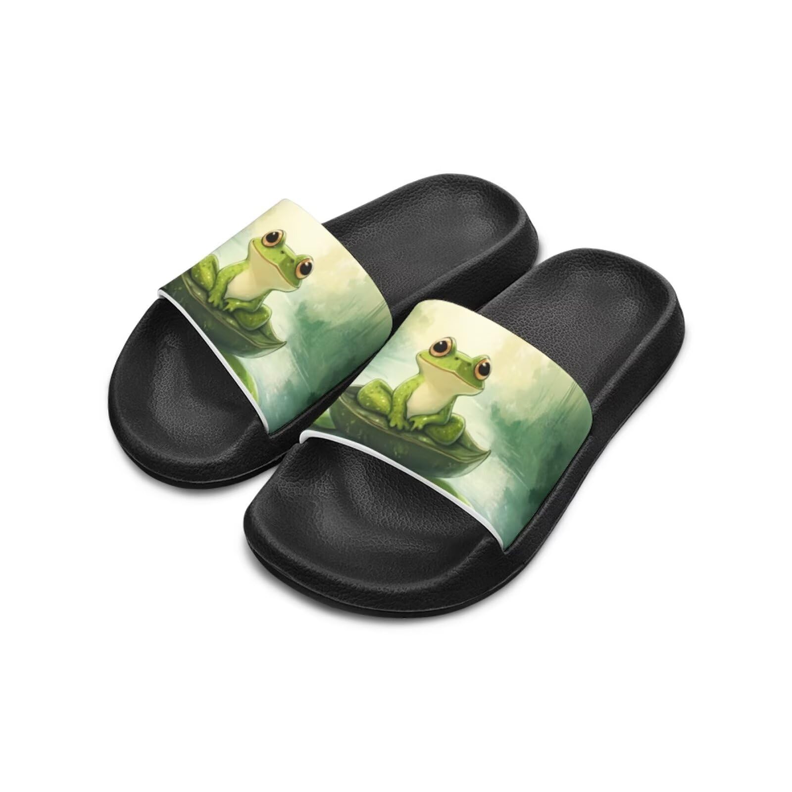Cugasmaru Kids Summer Sandals Cute Cartoon Slides for Girls & Boys Beach Pool House Shoes