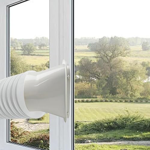 Miniatura 7 de Kit de ventilación de aire acondicionado portátil de 5.9 pulgadas, adaptador de aire acondicionado ajustable, placa de sellado de conducto, aire