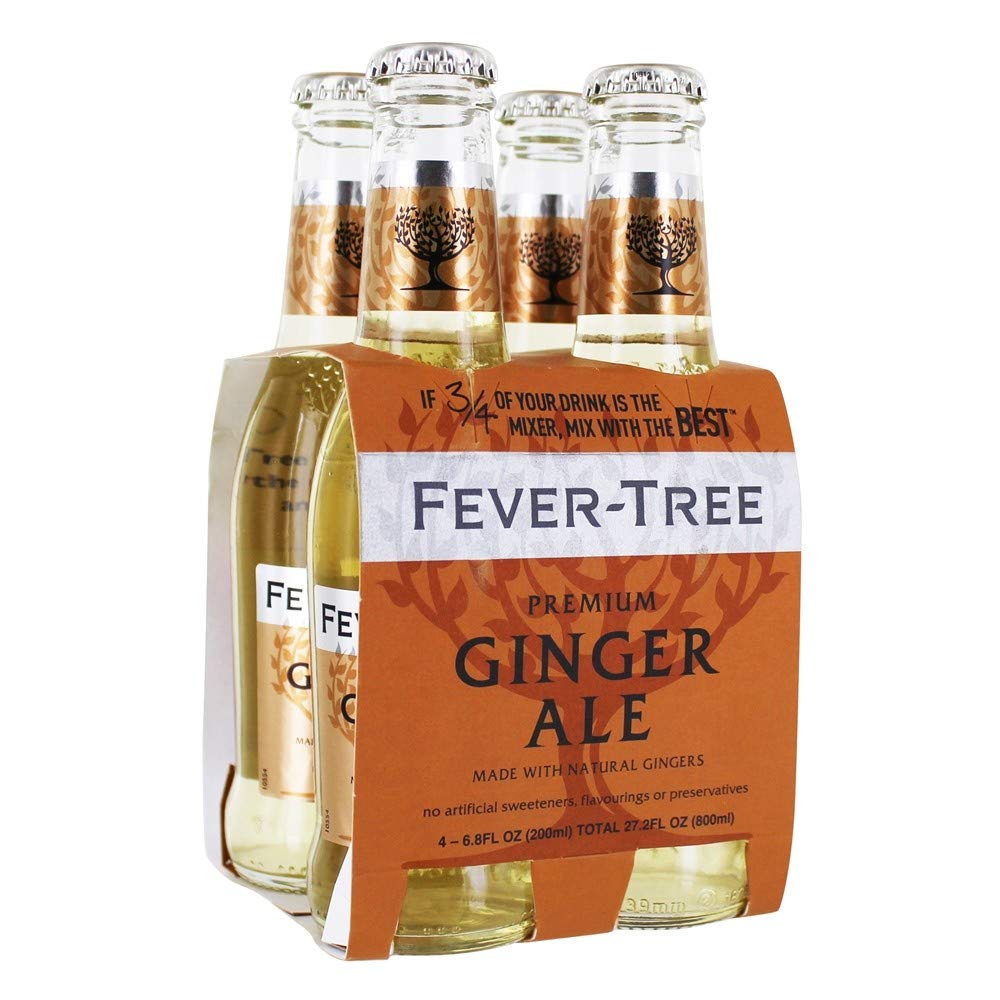 FeverTree Premium Ginger Ale, No Artificial Sweeteners, Flavorings or