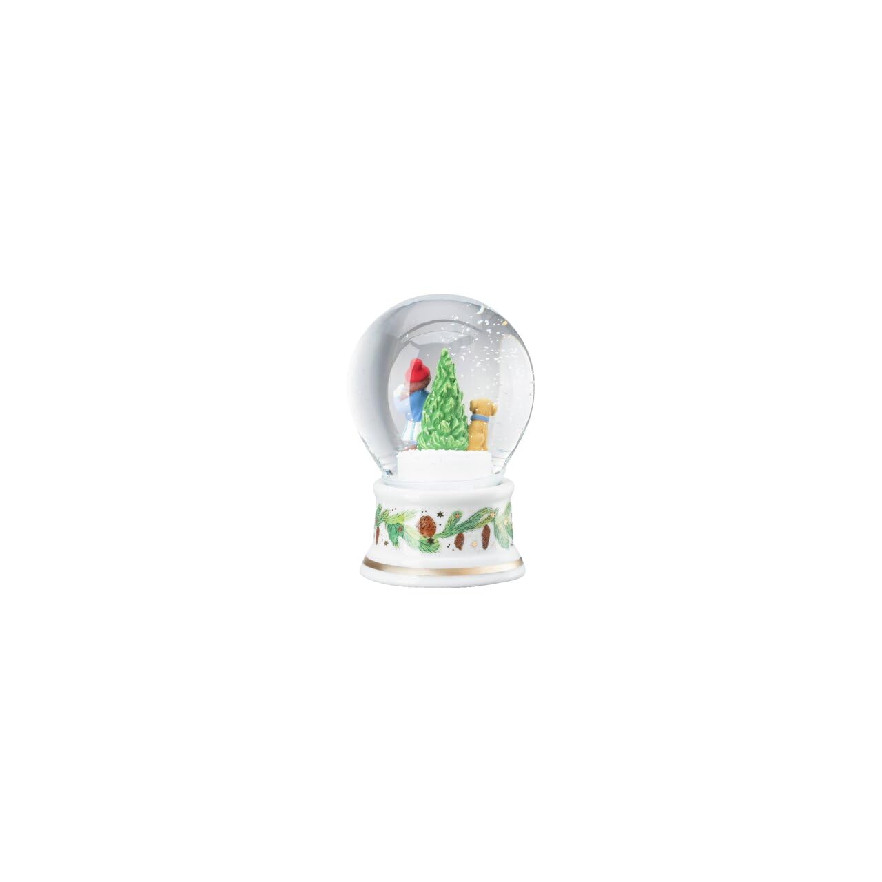 Hutschenreuther Weihnachten Sammelkollektion 2025 Schneekugel Weihnachtsspiele Höhe 12 cm; Jahresartikel