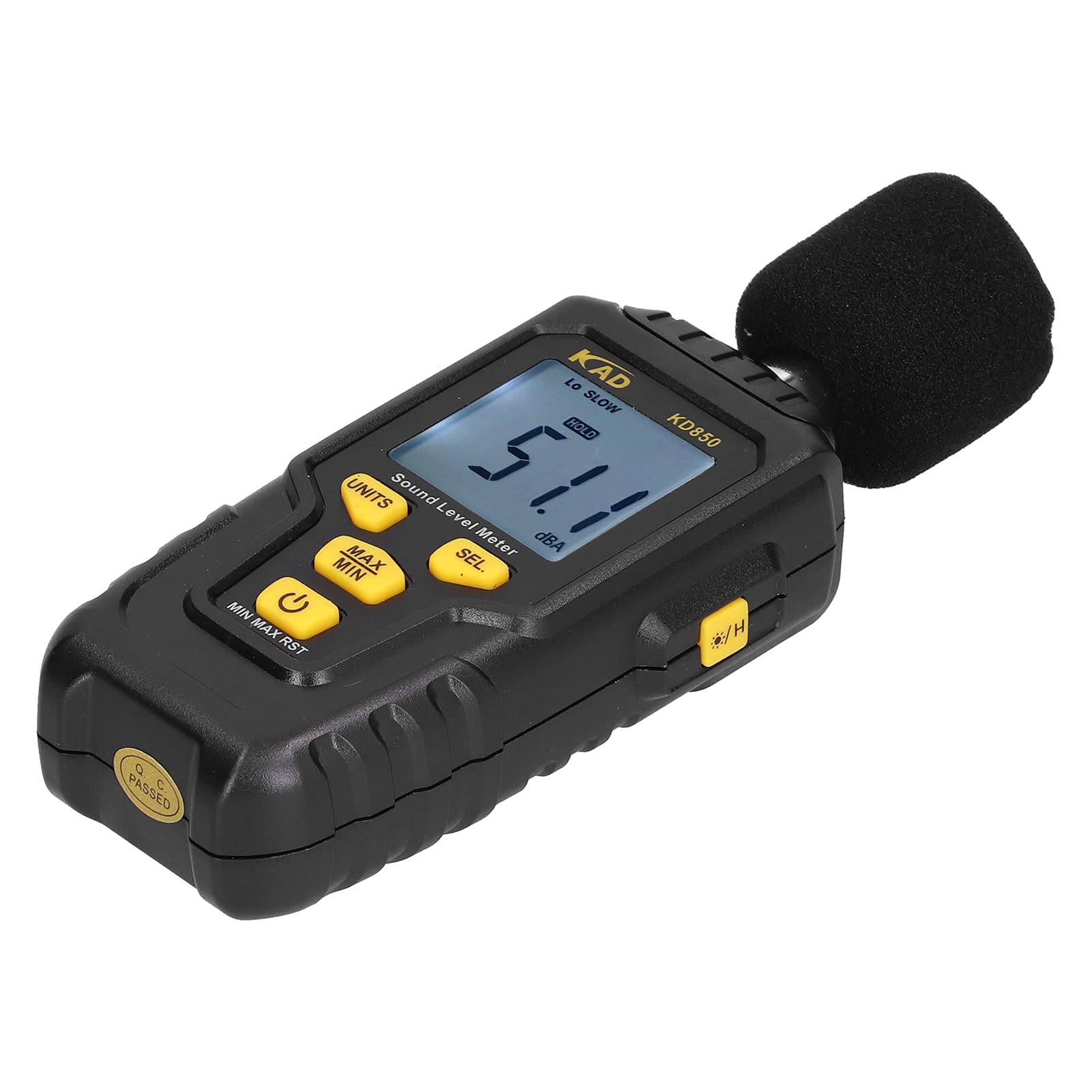 Sound Level Meter Accurate Decibel Monitor Thermometer for Environmental Testing
