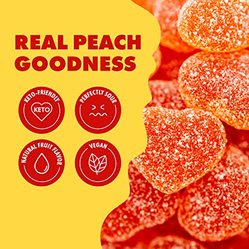 Shameless Low Carb Keto Gummy Bundle - Watermelon, Sour Peach & Super Wild Worms Gluten Free Candy #TOP6