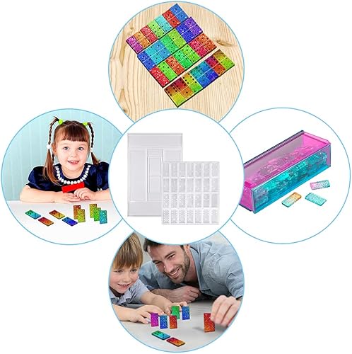 Miniatura 2 de Caja de almacenamiento de moldes de resina epoxi de silicona, fundición de resina epoxi, 2 unidades